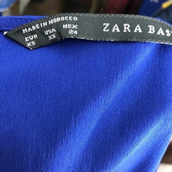 Zara Women’s Cobalt Blue Blouse - Picture 8 of 8